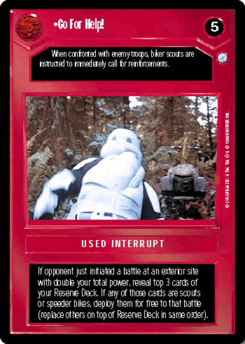 Star Wars CCG | Go For Help! - Endor | The Nerd Merchant