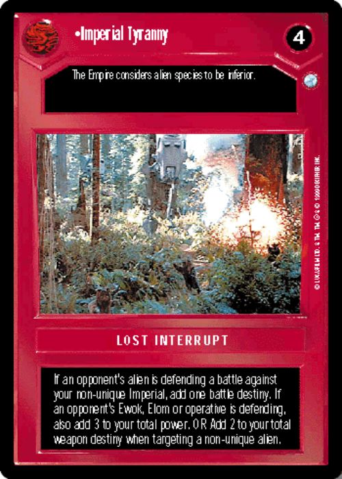 Star Wars CCG | Imperial Tyranny - Endor | The Nerd Merchant