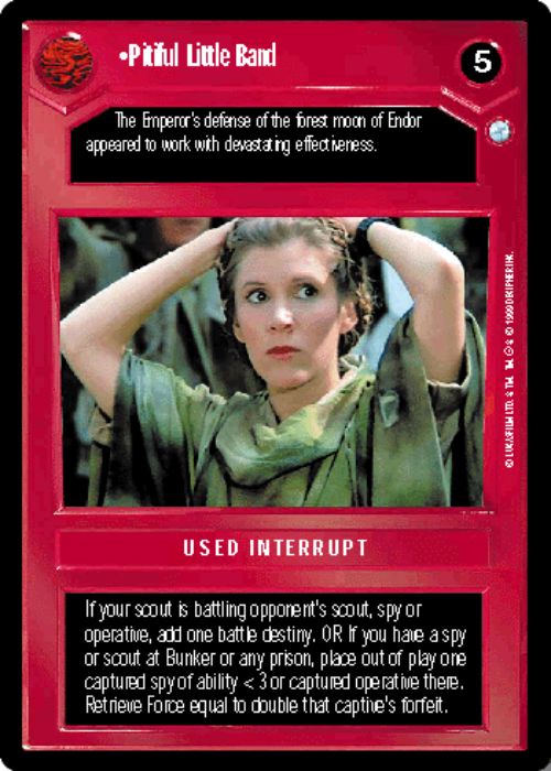 Star Wars CCG | Pitiful Little Band - Endor | The Nerd Merchant
