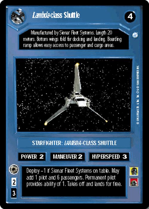 Star Wars CCG | Lambda-Class Shuttle - Endor | The Nerd Merchant