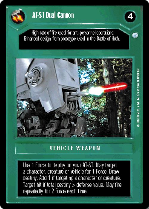 Star Wars CCG | AT-ST Dual Cannon - Endor | The Nerd Merchant