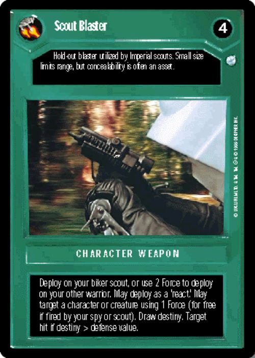 Star Wars CCG | Scout Blaster - Endor | The Nerd Merchant