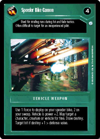 Star Wars CCG | Speeder Bike Cannon - Endor | The Nerd Merchant