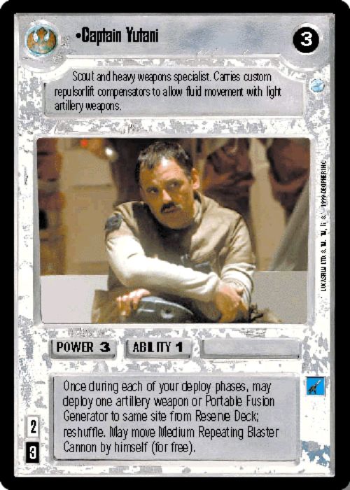 Star Wars CCG | Captain Yutani - Endor | The Nerd Merchant