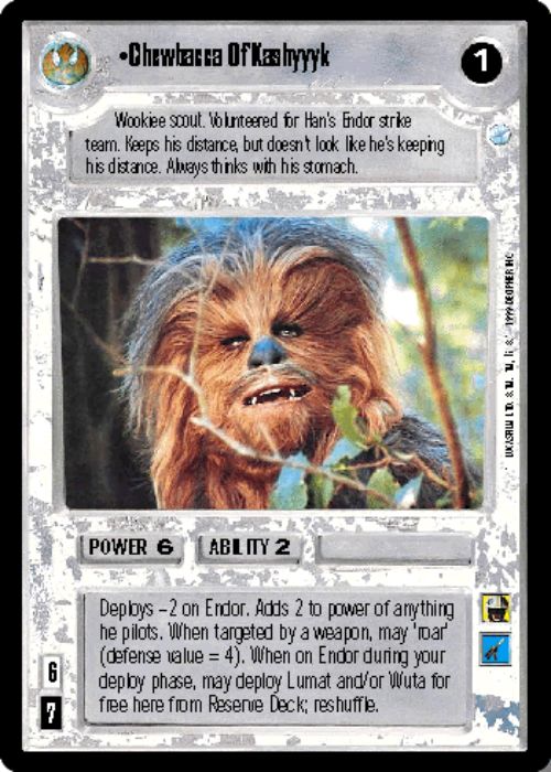 Star Wars CCG | Chewbacca Of Kashyyyk (Foil) - Endor | The Nerd Merchant