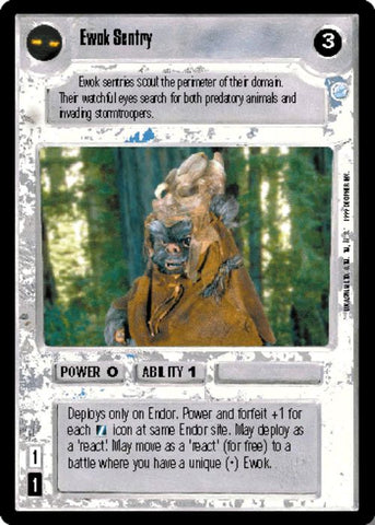 Star Wars CCG | Ewok Sentry - Endor | The Nerd Merchant