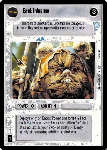 Star Wars CCG | Ewok Tribesman - Endor | The Nerd Merchant