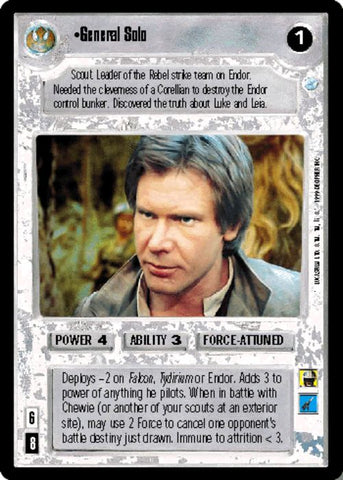 Star Wars CCG | General Solo - Endor | The Nerd Merchant