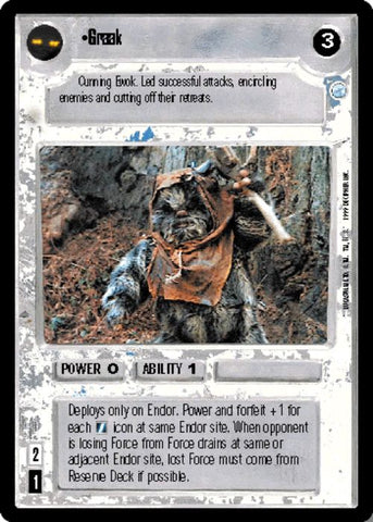 Star Wars CCG | Graak - Endor | The Nerd Merchant