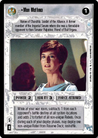 Star Wars CCG | Mon Mothma - Endor | The Nerd Merchant