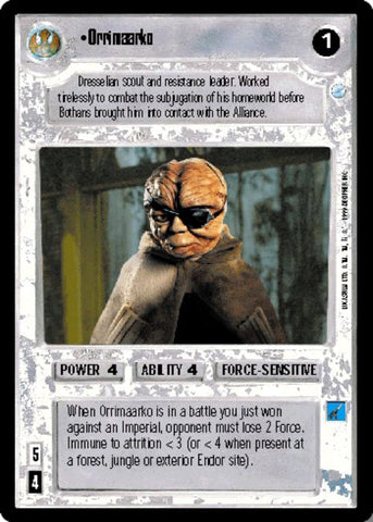 Star Wars CCG | Orrimaarko - Endor | The Nerd Merchant