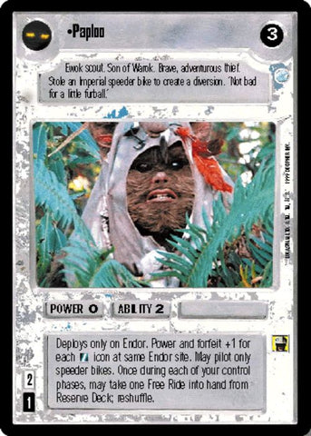 Star Wars CCG | Paploo - Endor | The Nerd Merchant