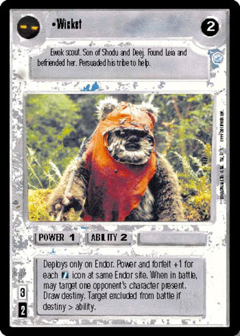 Star Wars CCG | Wicket - Endor | The Nerd Merchant