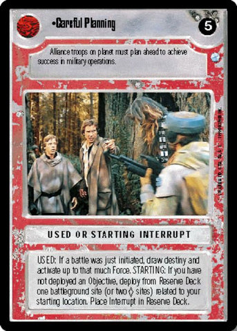 Star Wars CCG | Careful Planning - Endor | The Nerd Merchant