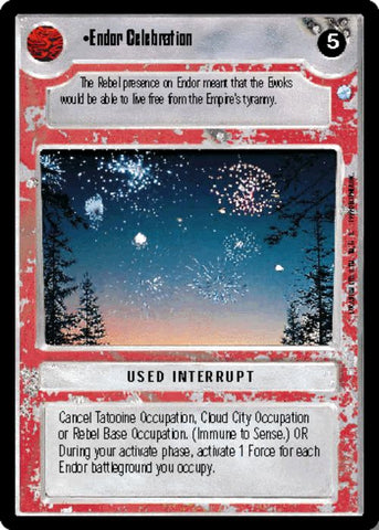 Star Wars CCG | Endor Celebration (Foil) - Endor | The Nerd Merchant