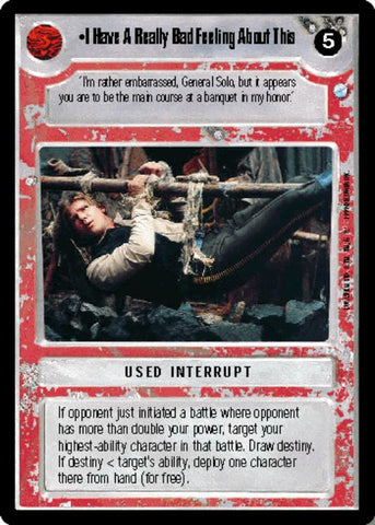 Star Wars CCG | I Have A Really Bad Feeling About This - Endor | The Nerd Merchant