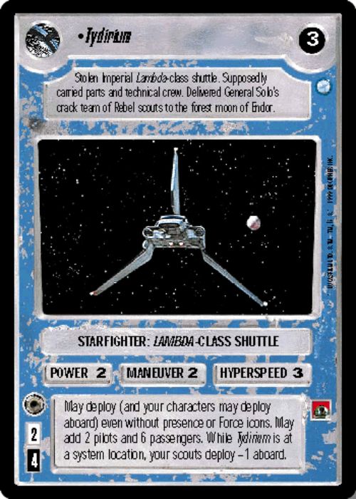 Star Wars CCG | Tydirium - Endor | The Nerd Merchant