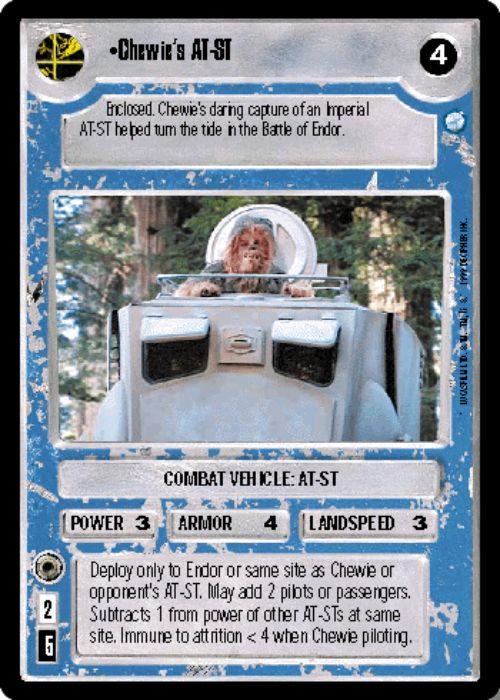 Star Wars CCG | Chewie's AT-ST - Endor | The Nerd Merchant
