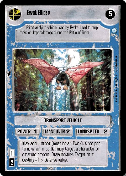 Star Wars CCG | Ewok Glider (Foil) - Endor | The Nerd Merchant