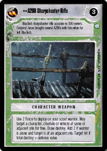 Star Wars CCG | A280 Sharpshooter Rifle - Endor | The Nerd Merchant