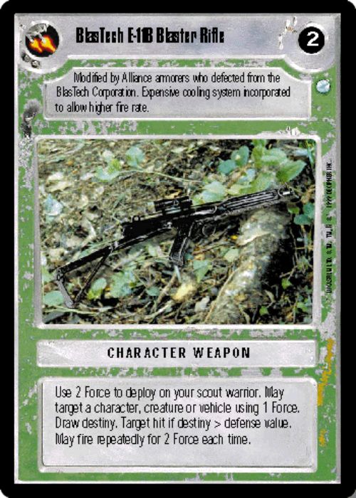 Star Wars CCG | BlasTech E-11B Blaster Rifle - Endor | The Nerd Merchant
