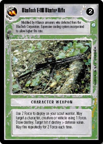 Star Wars CCG | BlasTech E-11B Blaster Rifle - Endor | The Nerd Merchant