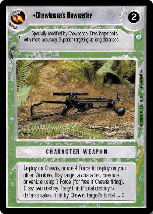 Star Wars CCG | Chewbacca's Bowcaster - Endor | The Nerd Merchant