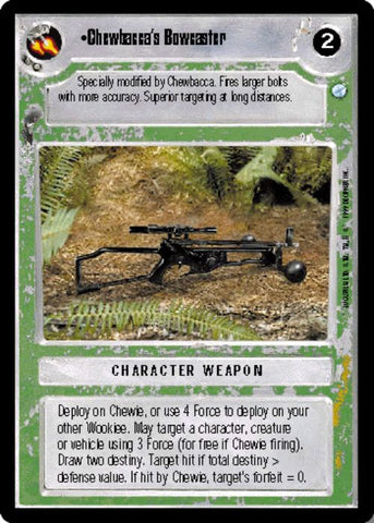Star Wars CCG | Chewbacca's Bowcaster - Endor | The Nerd Merchant