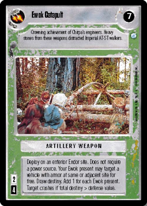 Star Wars CCG | Ewok Catapult - Endor | The Nerd Merchant