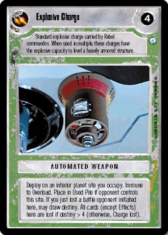 Star Wars CCG | Explosive Charge - Endor | The Nerd Merchant