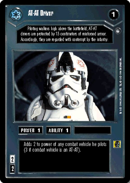 Star Wars CCG | AT-AT Driver - Hoth | The Nerd Merchant