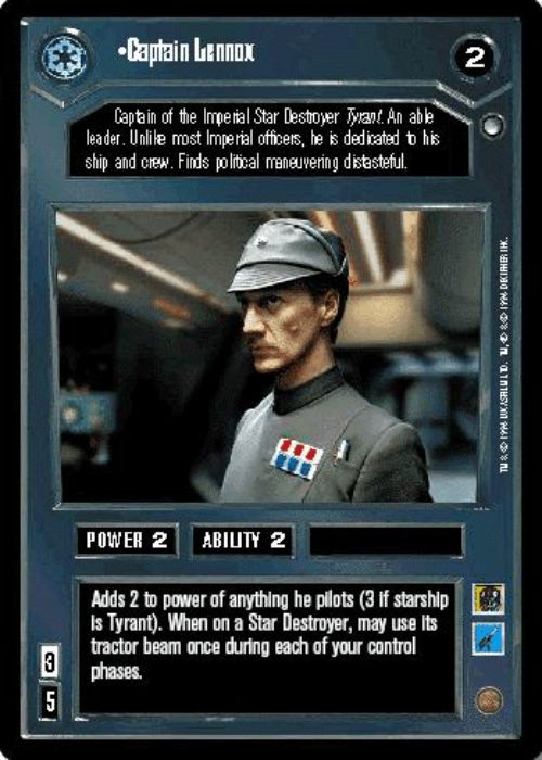 Star Wars CCG | Captain Lennox - Hoth | The Nerd Merchant
