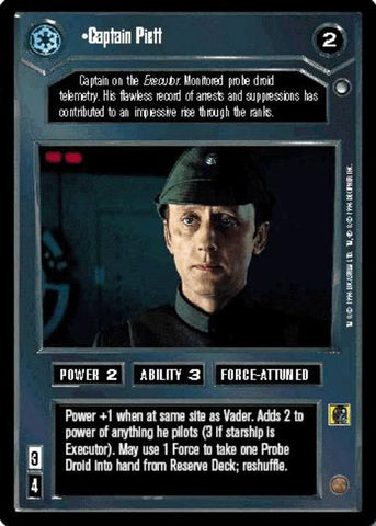 Star Wars CCG | Captain Piett - Hoth | The Nerd Merchant