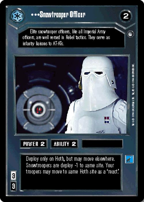 Star Wars CCG | Snowtrooper Officer - Hoth | The Nerd Merchant