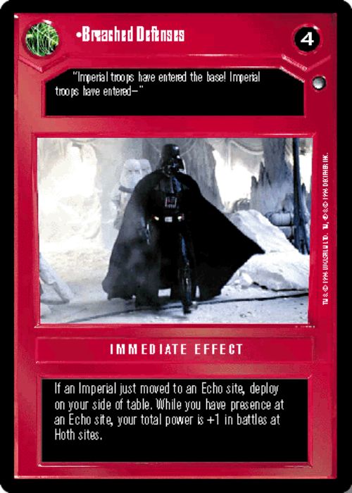 Star Wars CCG | Breached Defenses - Hoth | The Nerd Merchant