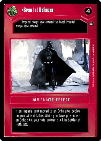 Star Wars CCG | Breached Defenses - Hoth | The Nerd Merchant