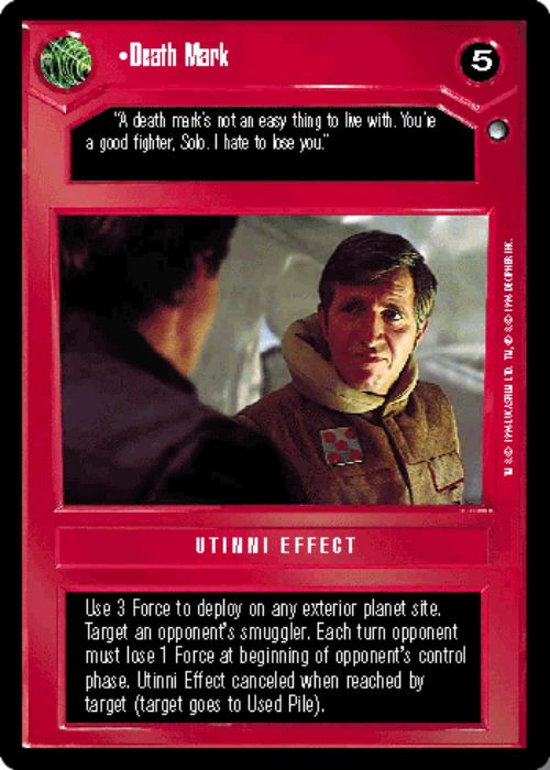 Star Wars CCG | Death Mark - Hoth | The Nerd Merchant