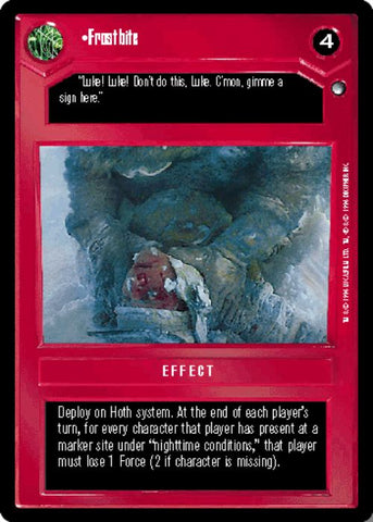 Star Wars CCG | Frostbite [Dark] - Hoth | The Nerd Merchant