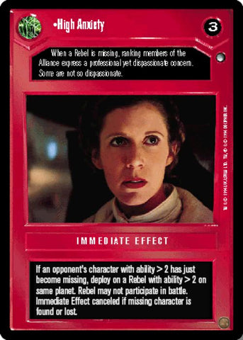Star Wars CCG | High Anxiety - Hoth | The Nerd Merchant