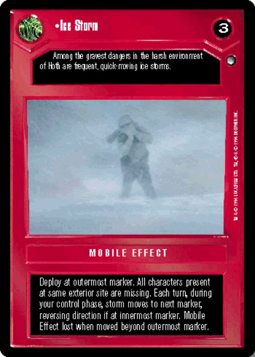 Star Wars CCG | Ice Storm [Dark] - Hoth | The Nerd Merchant