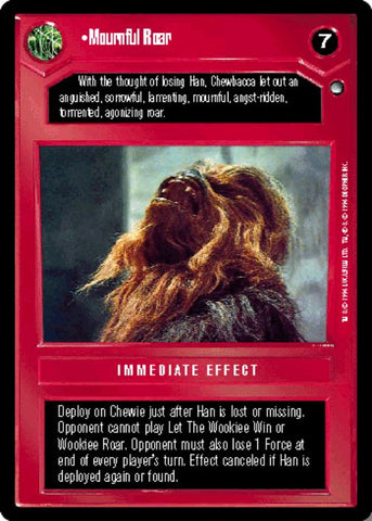 Star Wars CCG | Mournful Roar - Hoth | The Nerd Merchant