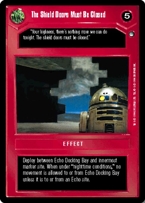 Star Wars CCG | The Shield Doors Must Be Closed - Hoth | The Nerd Merchant