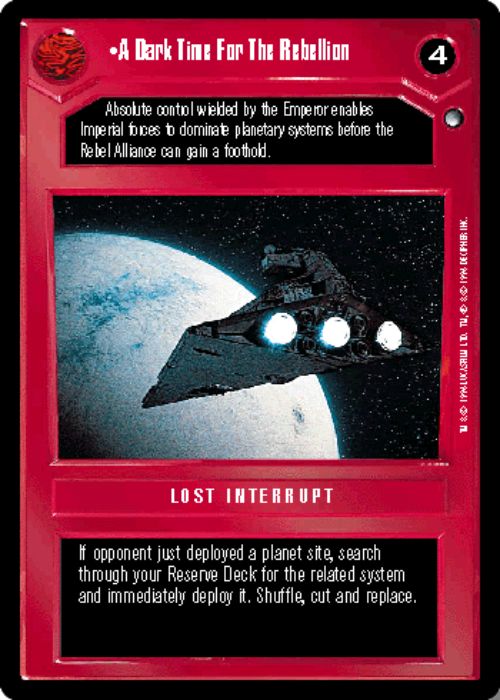 Star Wars CCG | A Dark Time For The Rebellion - Hoth | The Nerd Merchant