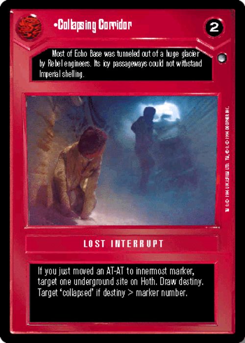 Star Wars CCG | Collapsing Corridor - Hoth | The Nerd Merchant