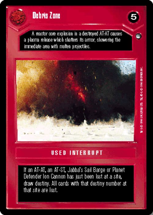 Star Wars CCG | Debris Zone - Hoth | The Nerd Merchant