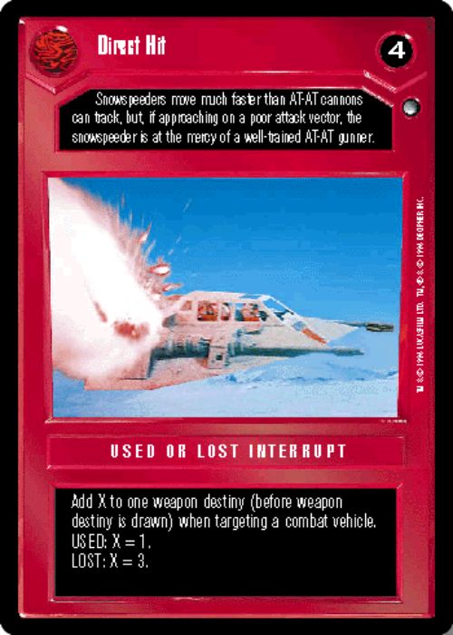 Star Wars CCG | Direct Hit - Hoth | The Nerd Merchant