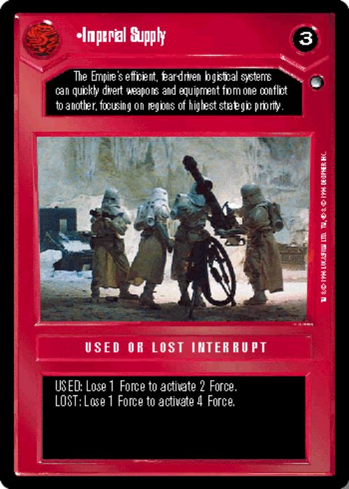 Star Wars CCG | Imperial Supply - Hoth | The Nerd Merchant