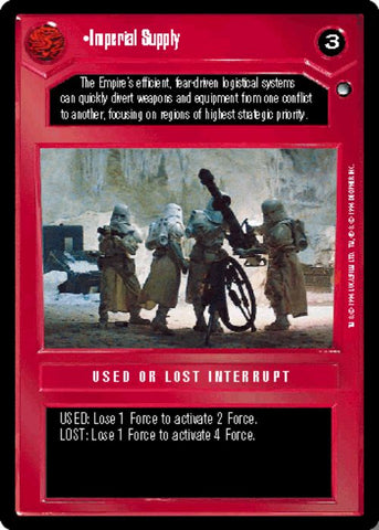 Star Wars CCG | Imperial Supply - Hoth | The Nerd Merchant