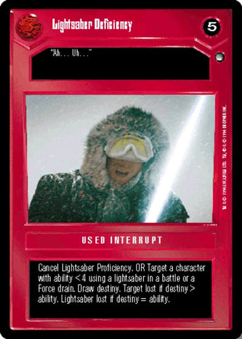 Star Wars CCG | Lightsaber Deficiency - Hoth | The Nerd Merchant