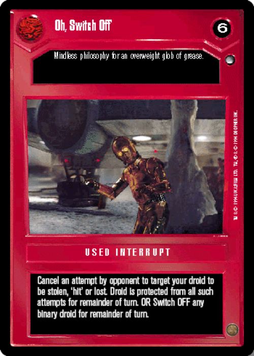 Star Wars CCG | Oh, Switch Off - Hoth | The Nerd Merchant
